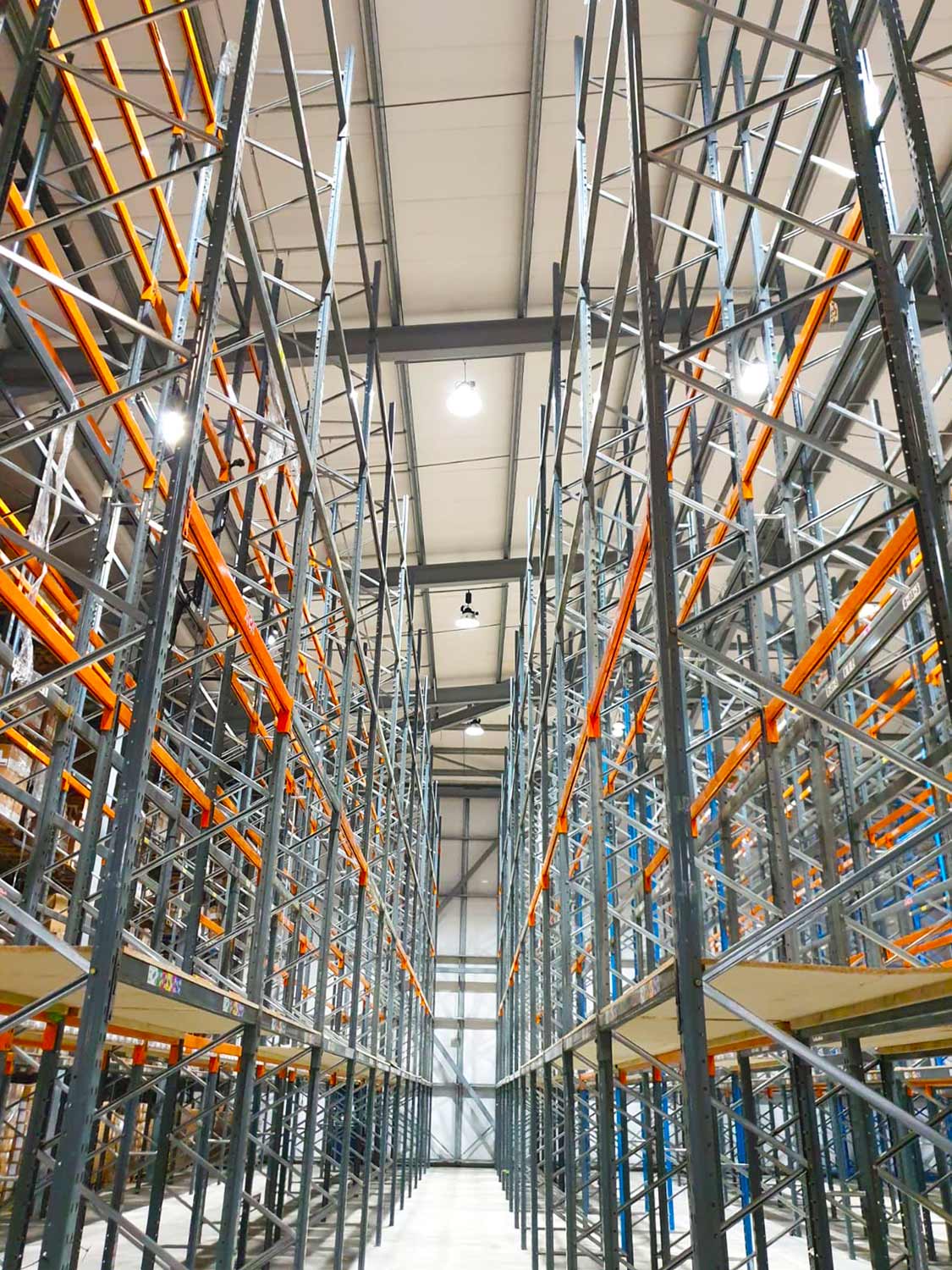 Worcester warehouse industrial lighting installation